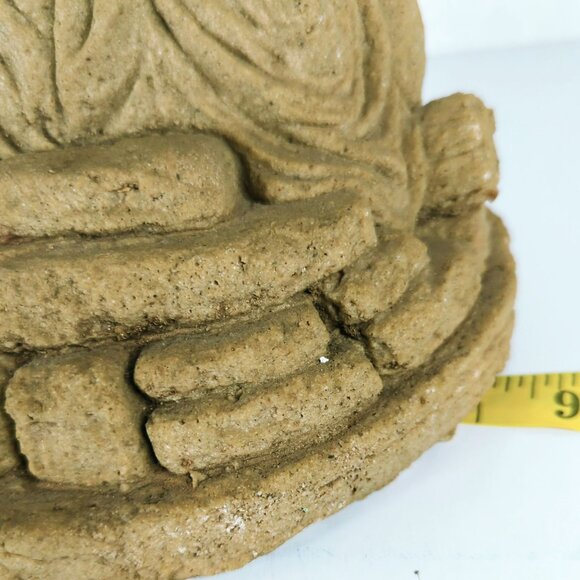 La Pieta Mary Holding Jesus Hand-Carved Statue Sandstone Religious Sculpture Vin - Picture 7 of 8